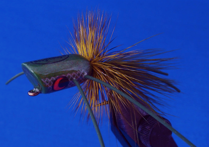 Boogle Amnesia Bug Mossy Green / #10 Warmwater Flies