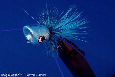 Boogle Bug BooglePopper Electric Damsel / #6 Warmwater Flies