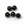 Bulk Tungsten Slotted Beads 50 Pack Black Nickel / 2.8 mm Beads, Eyes, Coneheads