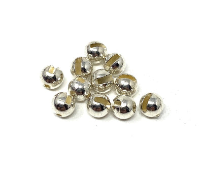 Bulk Tungsten Slotted Beads 50 Pack Silver / 2.8 mm Beads, Eyes, Coneheads