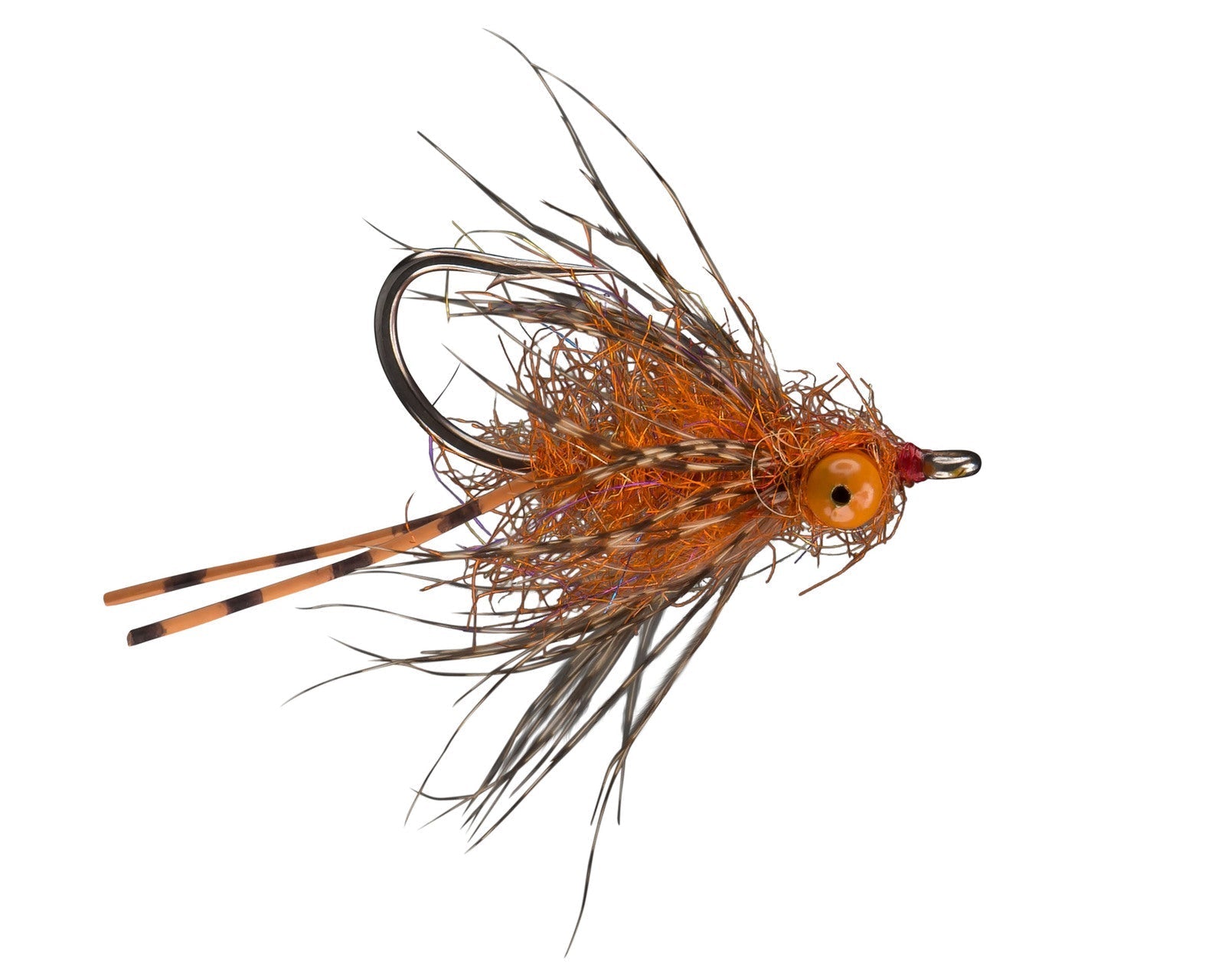 Carp Crack Dark Orange / 4 Warmwater Flies