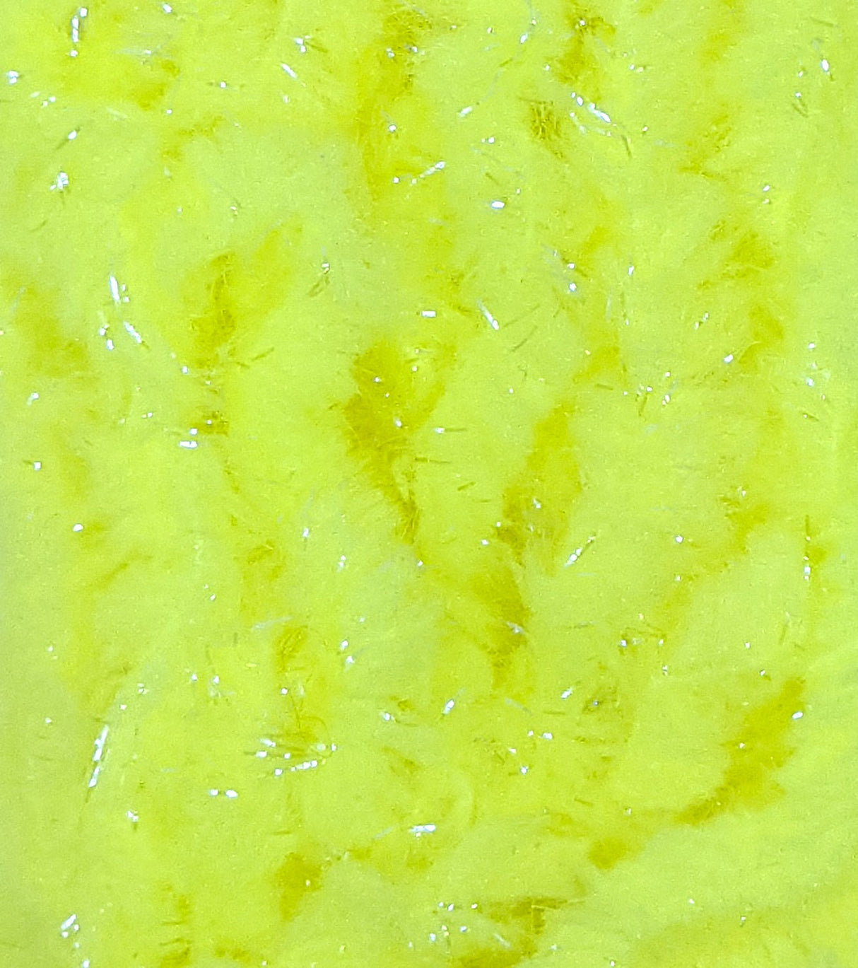 Cascade Crest Eggstacy Chenille Fl Yellow Chenilles, Body Materials