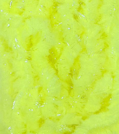 Cascade Crest Eggstacy Chenille Fl Yellow Chenilles, Body Materials