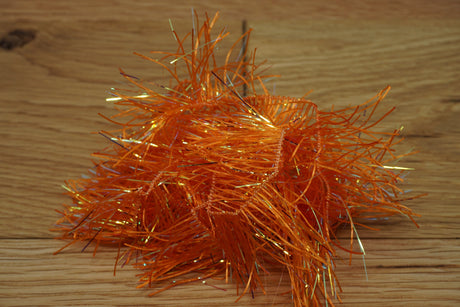 Cascade Crest Flex Hackle 1 1/4" Orange Chenilles, Body Materials