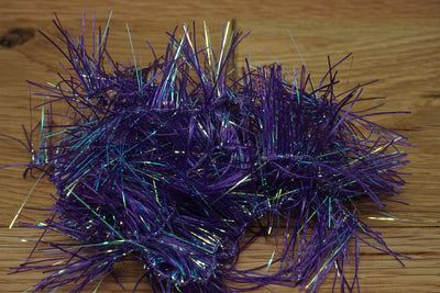 Cascade Crest Flex Hackle 1 1/4" Purple Chenilles, Body Materials