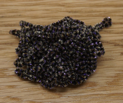 Cascade Crest New Age Chenille #0 Purple Beaver Chenilles, Body Materials
