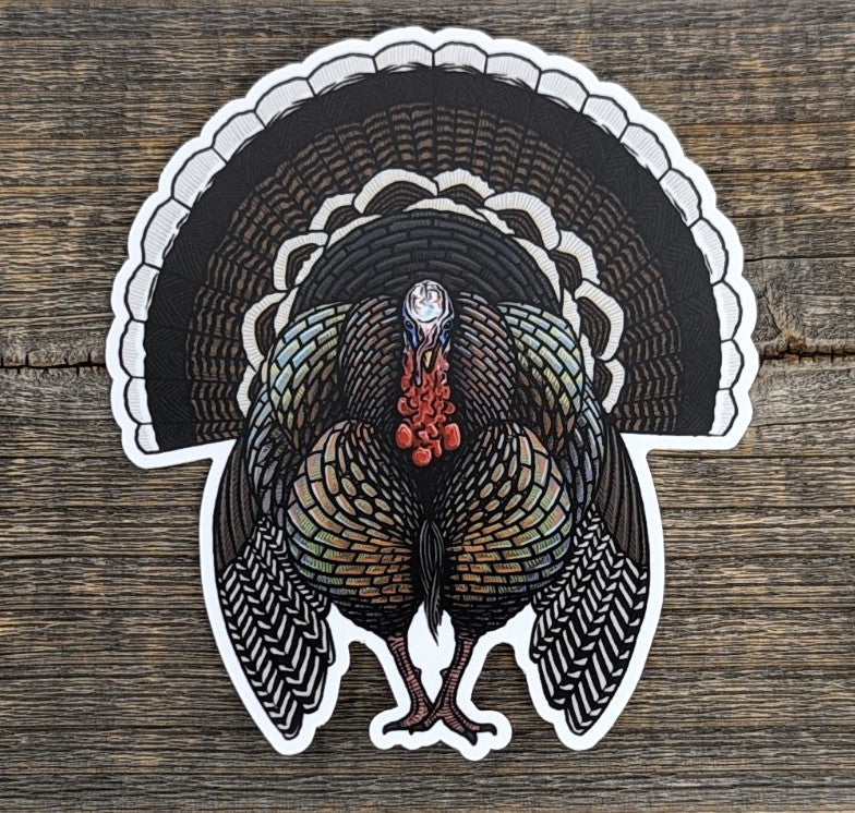 Casey Underwood 5" Sticker Merriams Turkey Stickers
