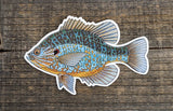 Casey Underwood 5" Sticker Pumpkinseed Stickers