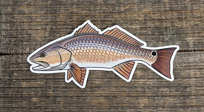 Casey Underwood 5" Sticker Redfish Stickers