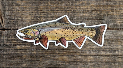 Casey Underwood 5" Sticker Snake River Cutthroat Stickers