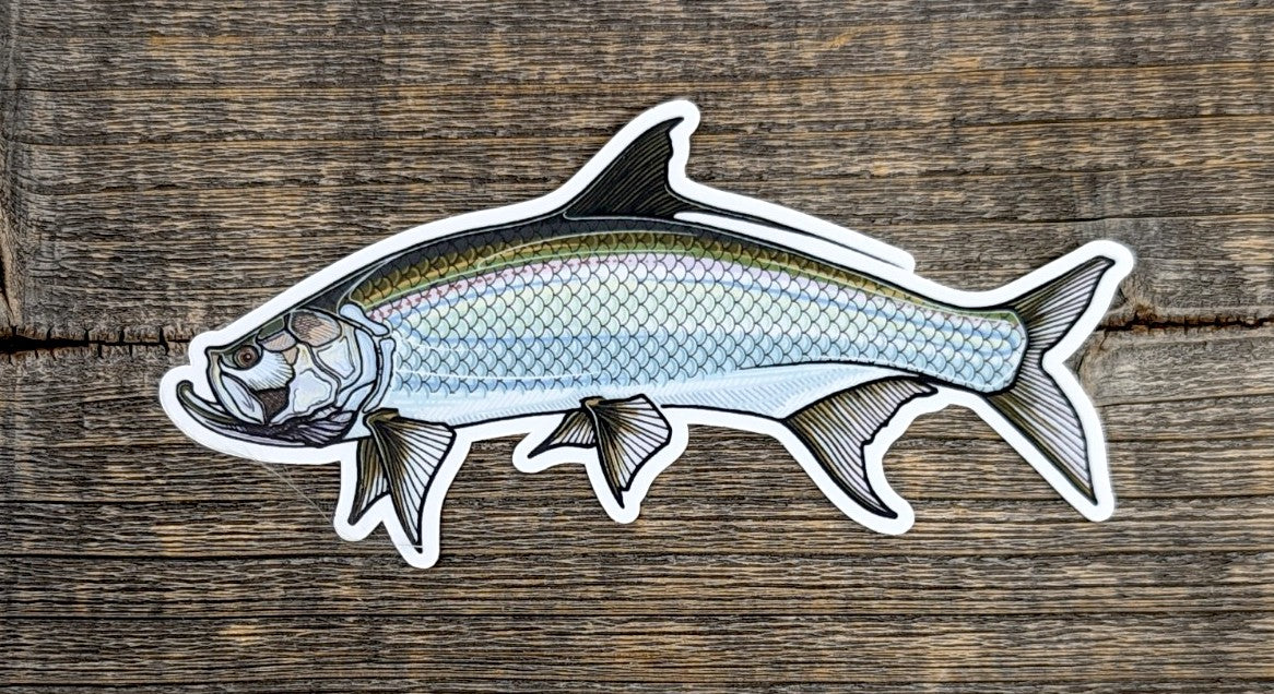 Casey Underwood 5" Sticker Tarpon Stickers