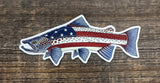 Casey Underwood 5" Sticker USA Brown Trout Stickers