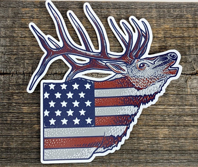 Casey Underwood Sticker Special Edition USA Elk Stickers