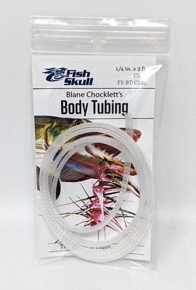 Chocklett's Body Tubing Fish Skull Clear / 1/2" Chenilles, Body Materials