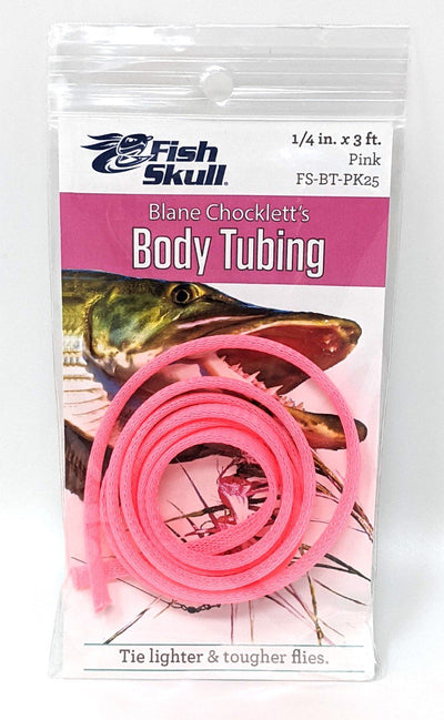 Chocklett's Body Tubing Fish Skull Pink / 1/2" Chenilles, Body Materials