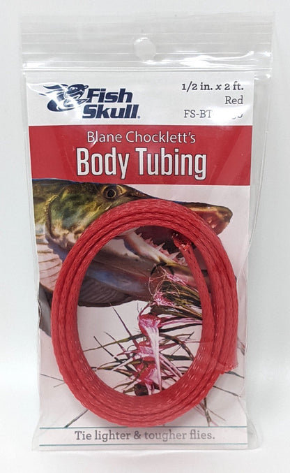 Chocklett's Body Tubing Fish Skull Red / 1/8" Chenilles, Body Materials