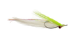 Clouser's Bendback Half & Half chartreuse white smallmouth bass fly fishing