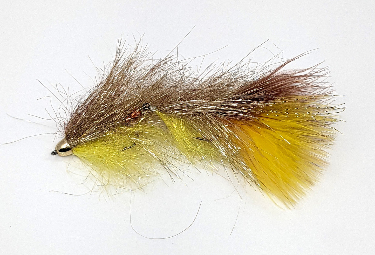 Coffeys Articulated Sparkle Minnow - Brownie #4 Flies