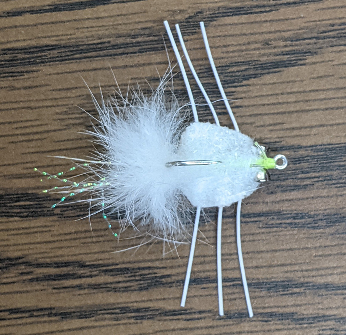 Colby's Casa Blanca Raghead Permit Crab White / 6 Flies