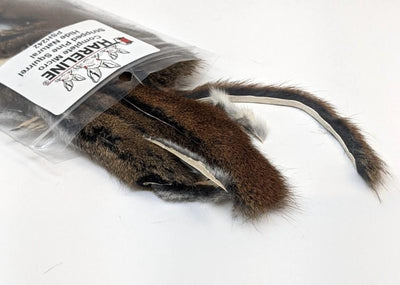 Complete Micro Stripped Pine Squirrel Hide 242 Natural Hair, Fur