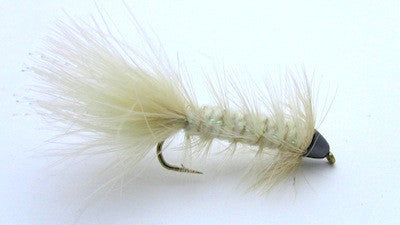 Cone Head Vanilla Bugger 6 Trout Flies