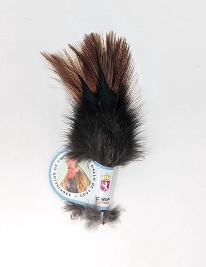 Coq de Leon Brown Saddle Hackle, Hen Hackle, Asst. Feathers