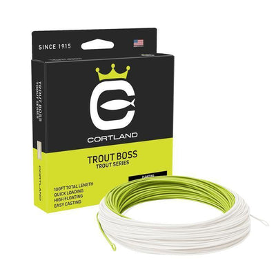 Cortland Trout Boss Chartreuse/White