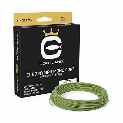Cortland Euro Nymph Mono Core Gecko Green / .022 DT Fly Line