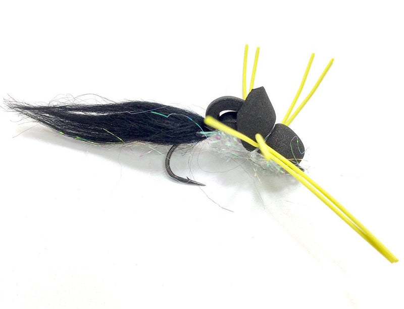 Covert Mission Bass Fly Black Size 4