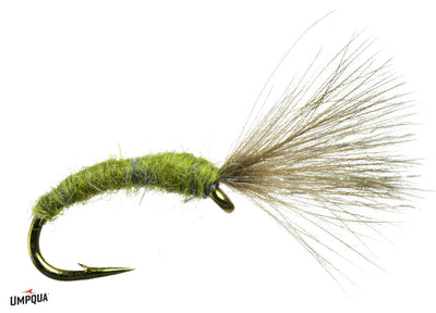 Craven's Mole Fly Olive / 18 Trout Flies