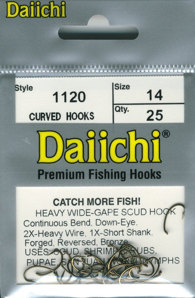 Daiichi 1760 Fly Tying Hooks. Size 16 / Pack of 100. Chironomids, Leeches  Streamers. Fly Fishing. 