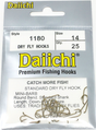 Daiichi 1180 Dry Fly Hook 25 Pack