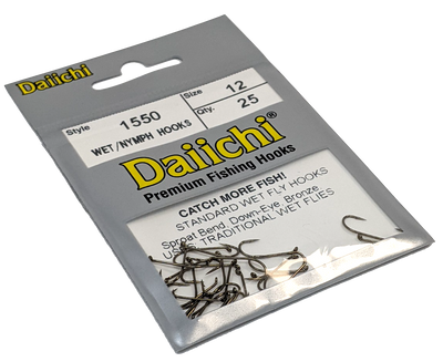 Daiichi 1550 Wet/Nymph Hook 25 pack Hooks