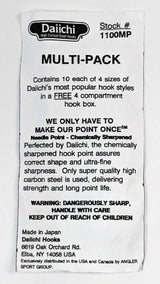 Daiichi 1710 Hook Multi-Pack 8-14 Hooks