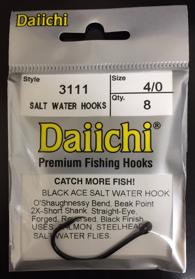 Daiichi X472-Point Long Shank Saltwater Hook 