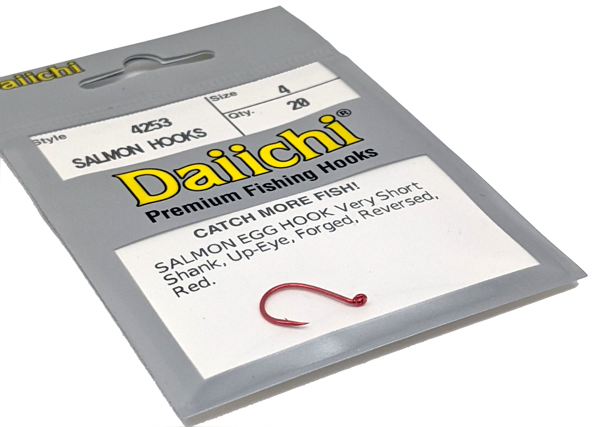 Daiichi 4253 Salmon Hook 20 pack 4 Hooks