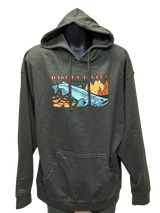 Dakota Angler Men's Underwood Logo Hoody Army Heather / Medium Clothing