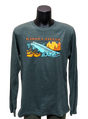 Dakota Angler Men's Underwood Logo Long Sleeve T-Shirt Heather Forest / Medium Clothing