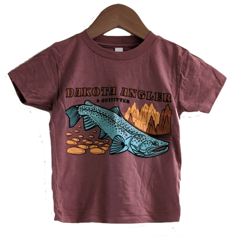 Dakota Angler Toddler Underwood Logo T-Shirt Mauve / 2T Clothing