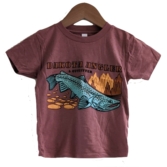 Dakota Angler Toddler Underwood Logo T-Shirt Mauve / 2T Clothing