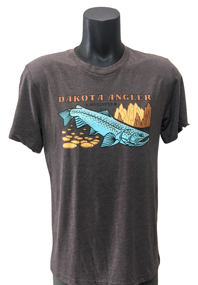 Dakota Angler Underwood Logo T-Shirt Brown / M Clothing