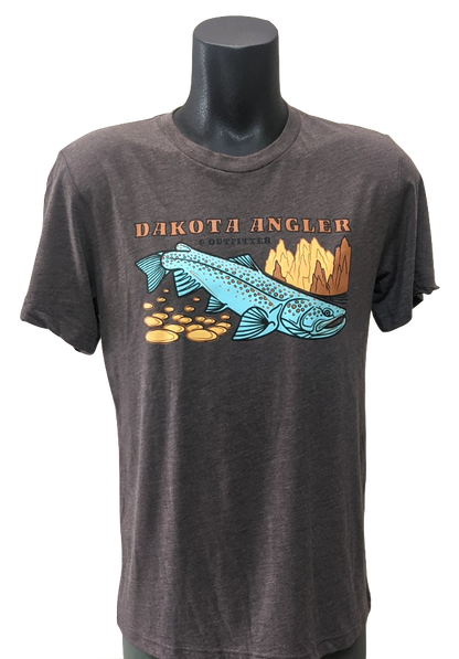 Dakota Angler Underwood Logo T-Shirt Brown / M Clothing