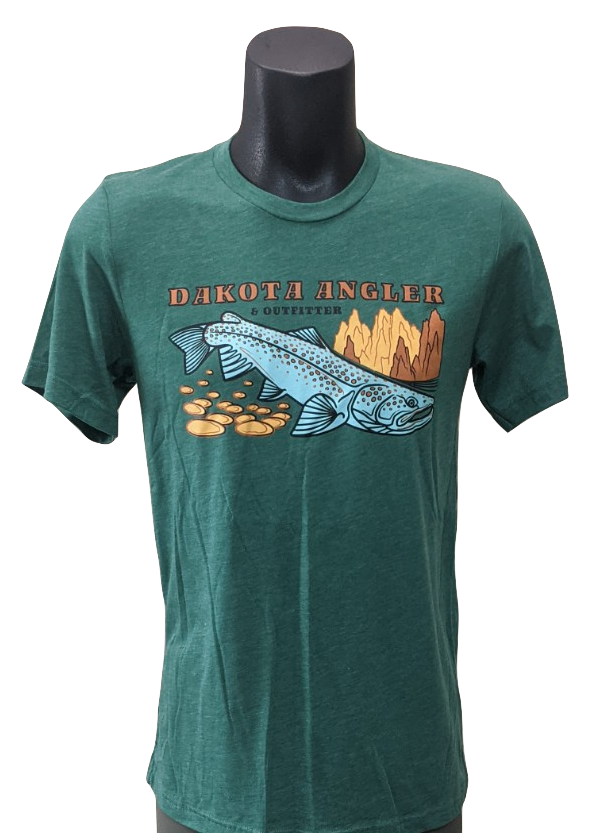 Dakota Angler Underwood Logo T-Shirt Grass Green / S Clothing