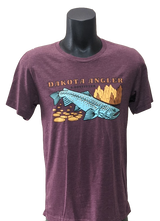 Dakota Angler Underwood Logo T-Shirt Maroon / S Clothing