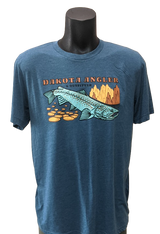 Dakota Angler Underwood Logo T-Shirt Steel Blue / M Clothing