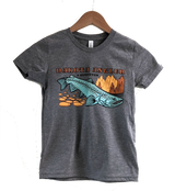 Dakota Angler Youth Underwood Logo T-Shirt Grey / Small Clothing