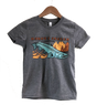 Dakota Angler Youth Underwood Logo T-Shirt Grey / Small Clothing