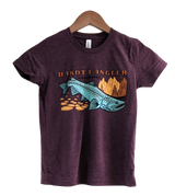 Dakota Angler Youth Underwood Logo T-Shirt Maroon / Small Clothing