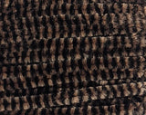 Danville Variegated Chenille Black/Coffee Chenilles, Body Materials