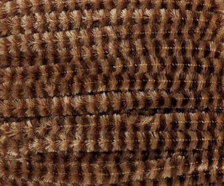 Danville Variegated Chenille Dark Brown/Beige Chenilles, Body Materials